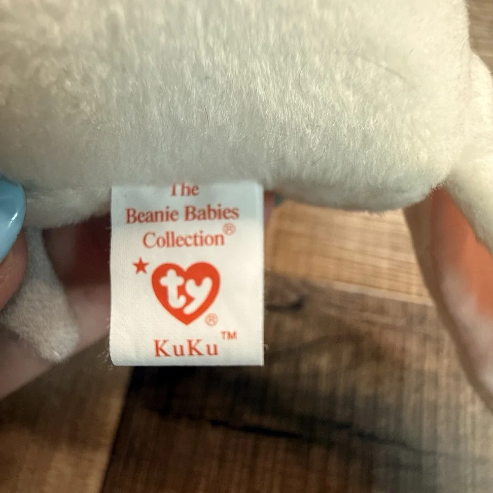 TY Beanie Baby - KUKU the Cockattoo Bird